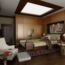 Dormitor Art Deco: caracteristici, foto-1