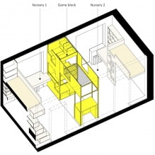 تصميم حديث لشقة من ثلاث غرف بمساحة 80 مترًا مربعًا. م في موسكو -4