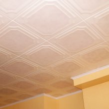 Πλακάκια οροφής αφρού: υπέρ και μειονεκτήματα, στάδια κόλλησης-13